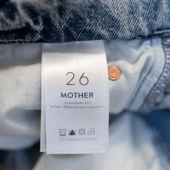 Mother Superior Denim Swooner Rascal Ankle Light Wash Cotton Jeans Size 26 - Picture 6 of 10